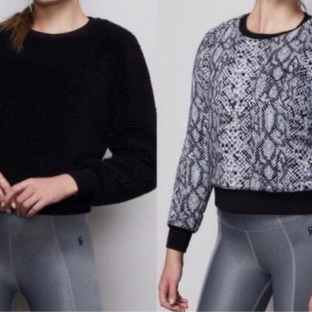 Good American Reversible Python Print Black And G… - image 1